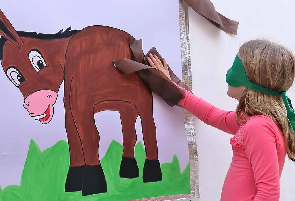 Pin the tail on donkey