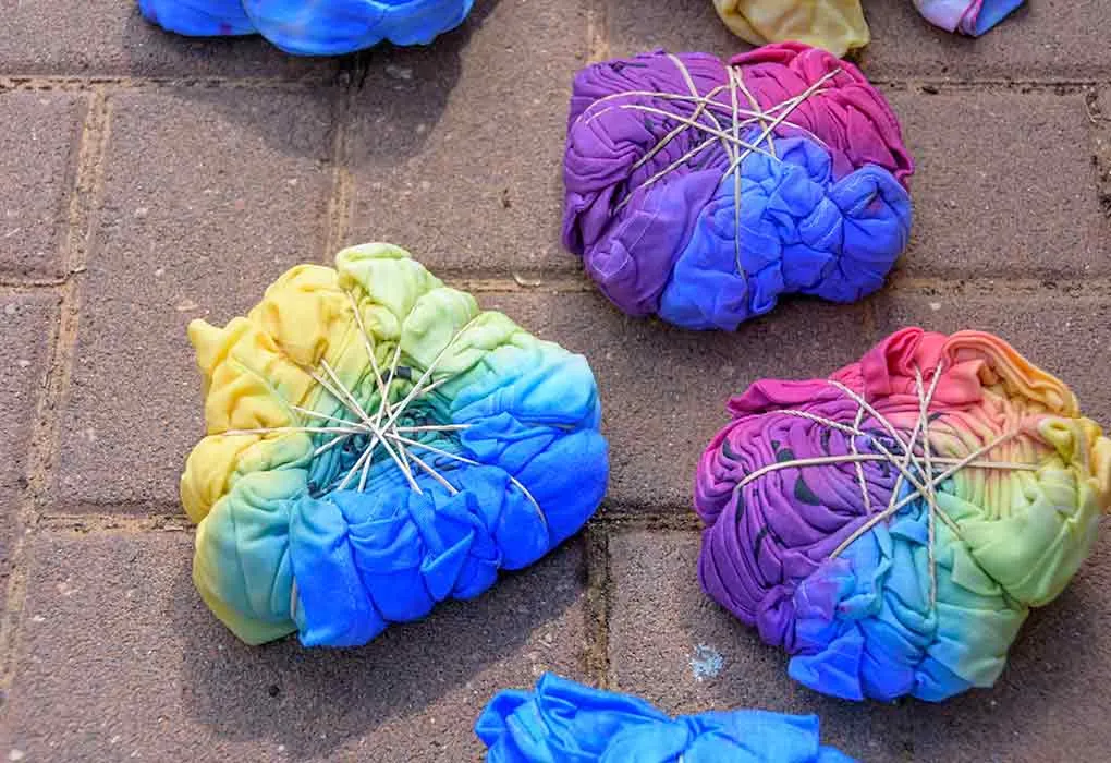 compressed tie-dye shirts