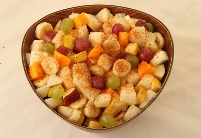 Paneer Fruit Chaat Recipe