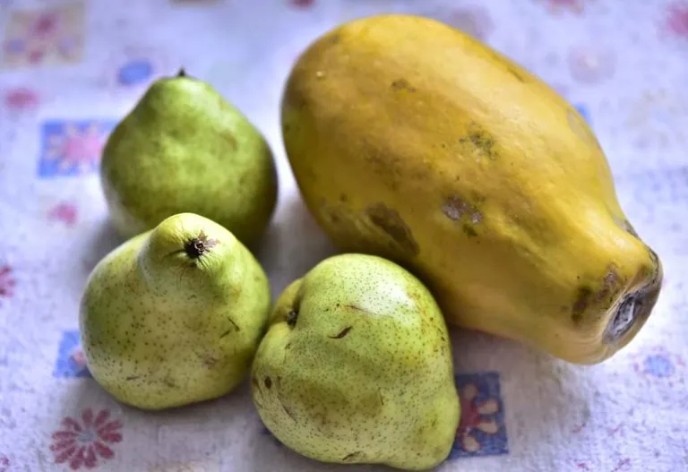 Pear And Papaya Chaat Recipe