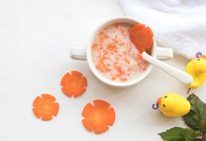 Rice and Carrot Porridge Recipe