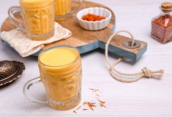 Saffron Almond Milkshake Recipe