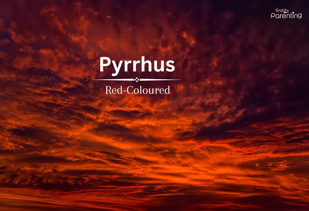 Pyrrhus - Names That Mean Fire for Boys Pyrrhus - Names That Mean Fire for Boys