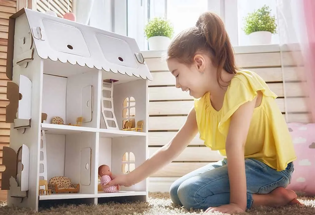 Doll and Dollhouse For 6-Year-Old Girl