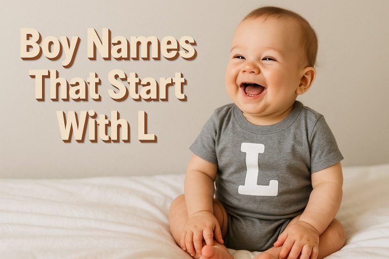 500 Boy Names That Start With L