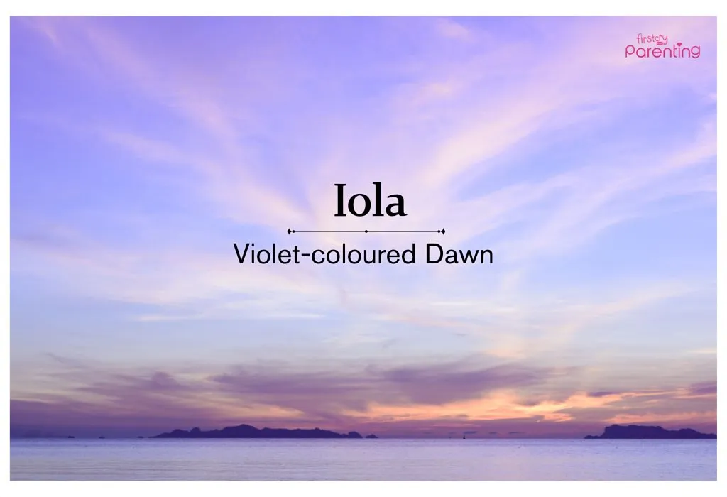 Iola - Baby Names That Mean New Beginning & Rebirth