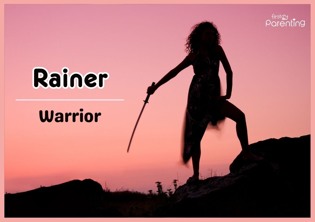 Rainer - Boy and Girl Names That Mean Saviour