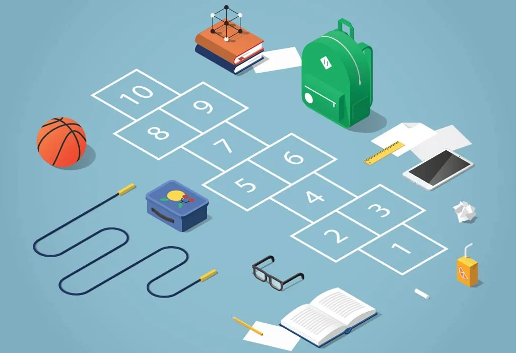Hopscotch game