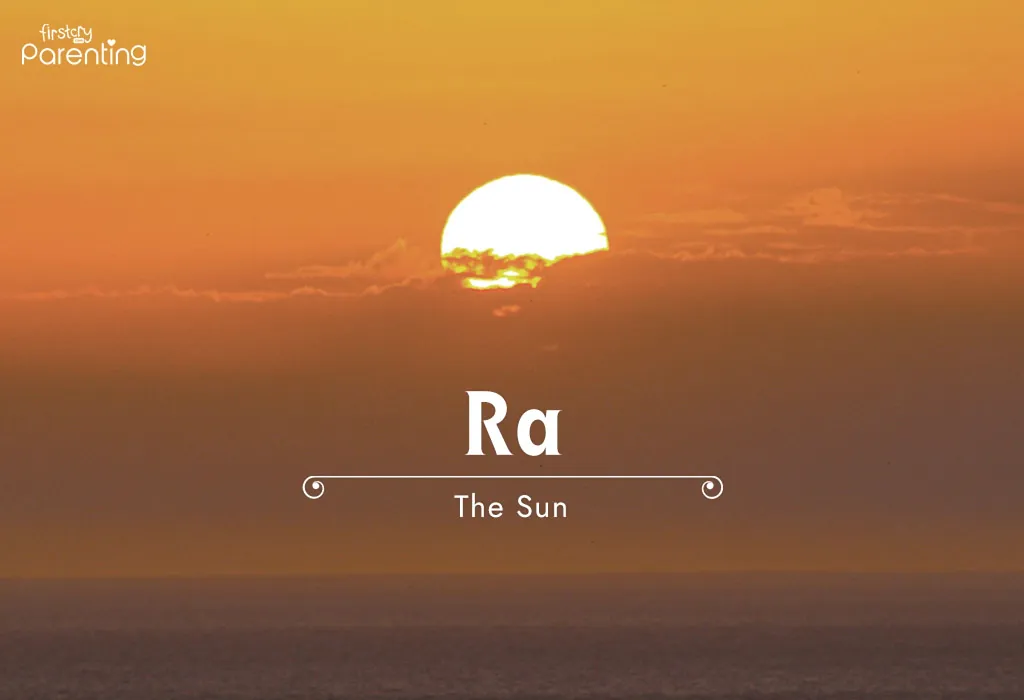 Ra - Egyptian Boy Names With Meanings