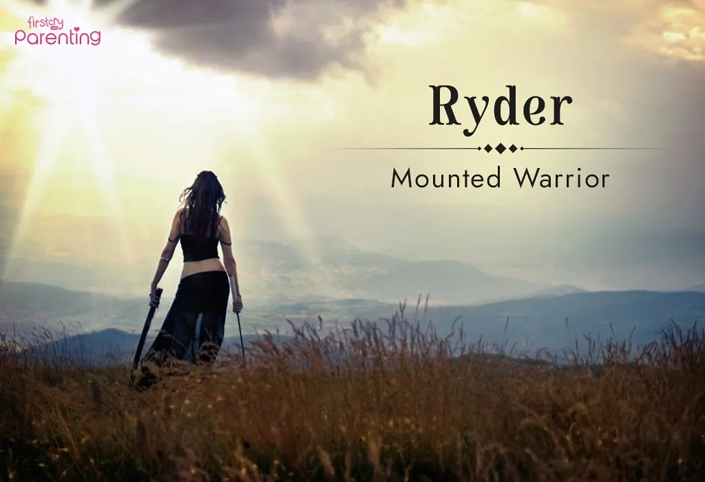 Ryder - Cowgirl Names for Baby Girl