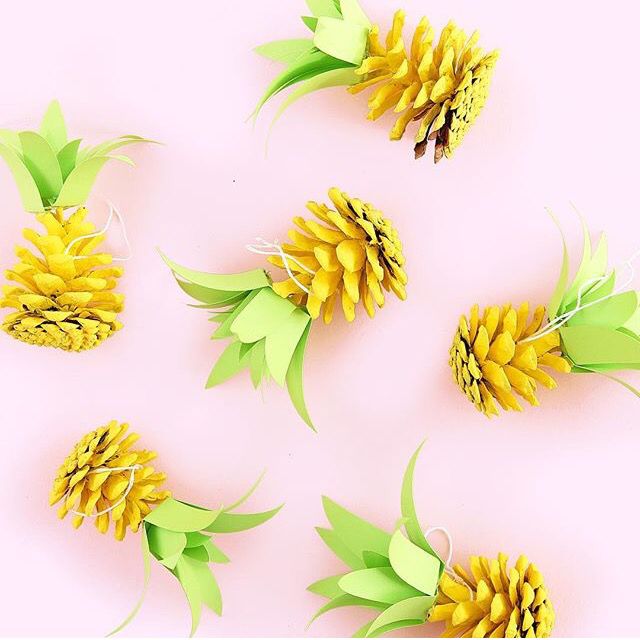 Pine cone craft for kids