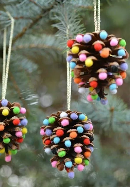 Pompom pine cone