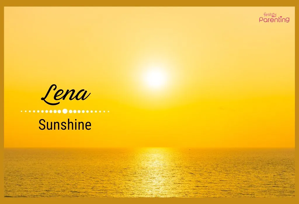 Lena - Girl Names From Movies