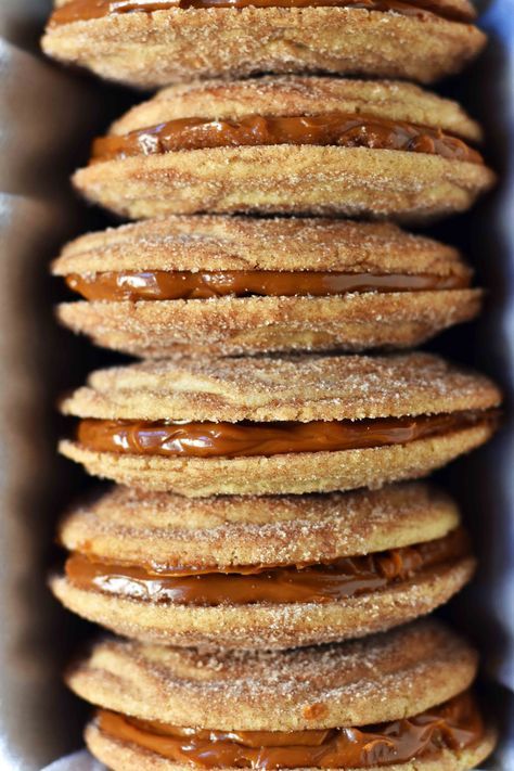 Salty Sweet Caramel Cookie Sandwiches