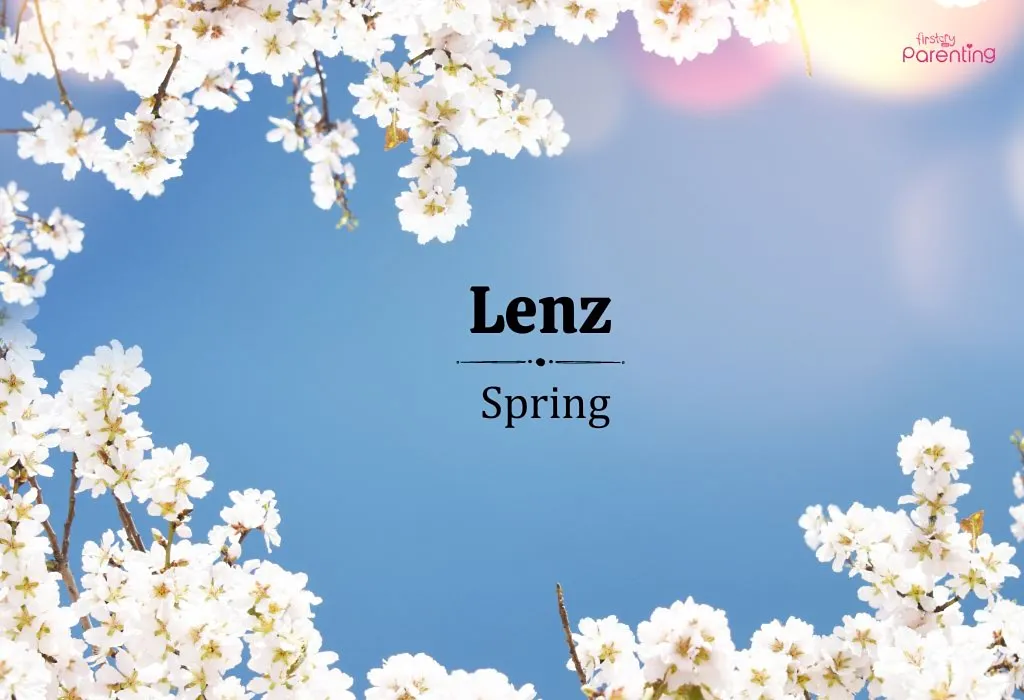 Lenz - German Boy Names & Their Meanings