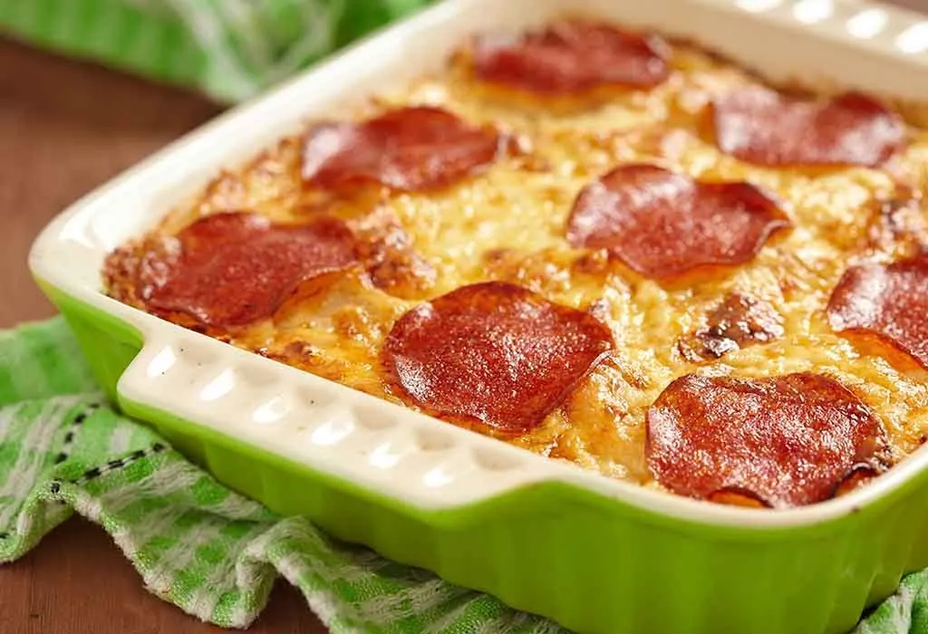 Easy Keto Pizza Casserole