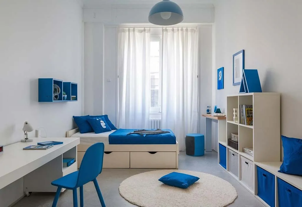 Blue Theme Baby Room Décor 