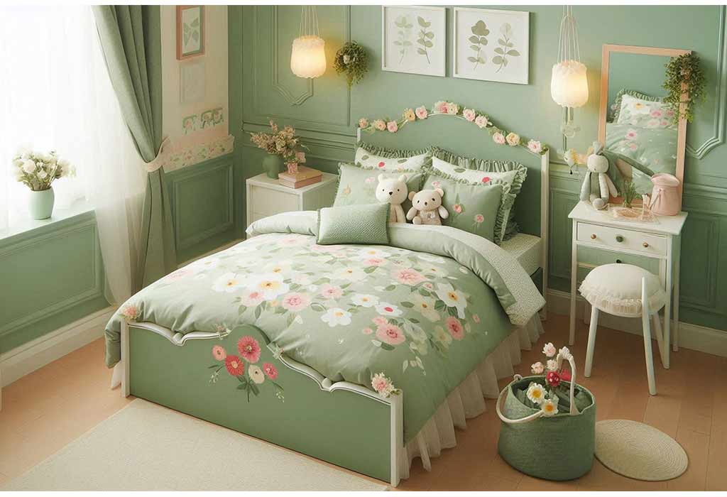 Floral Theme Baby Room Décor 