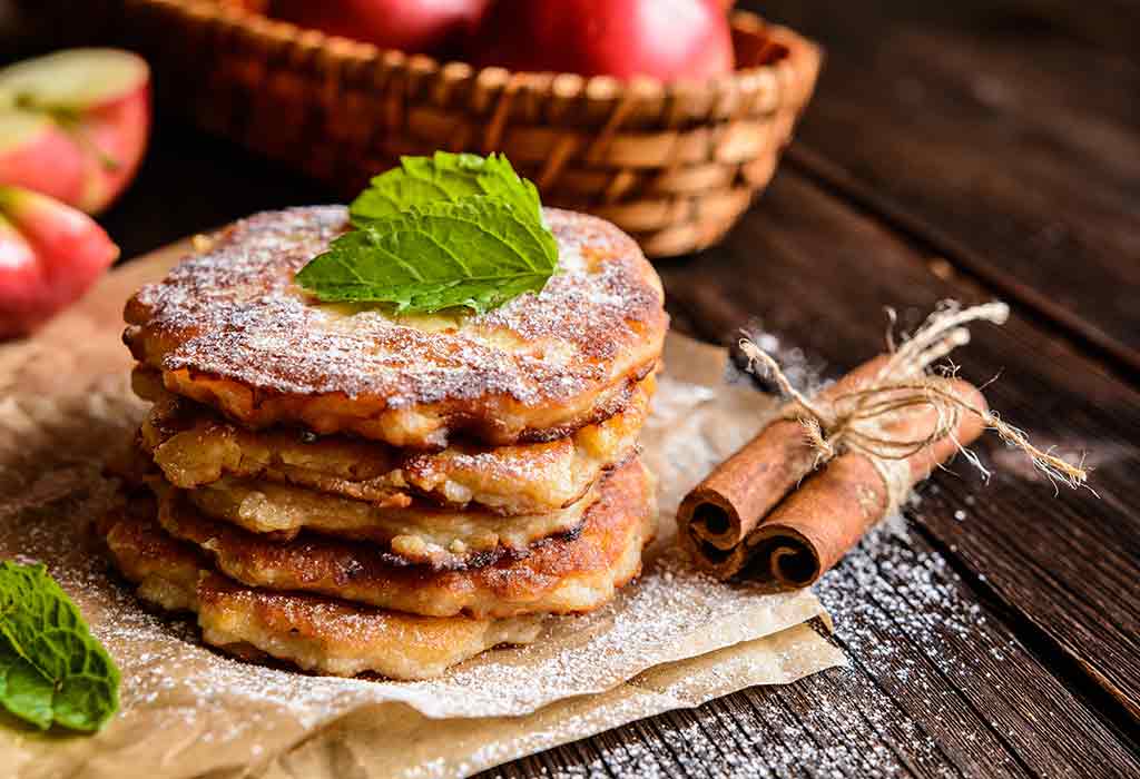 Pancake di mele alla cannella