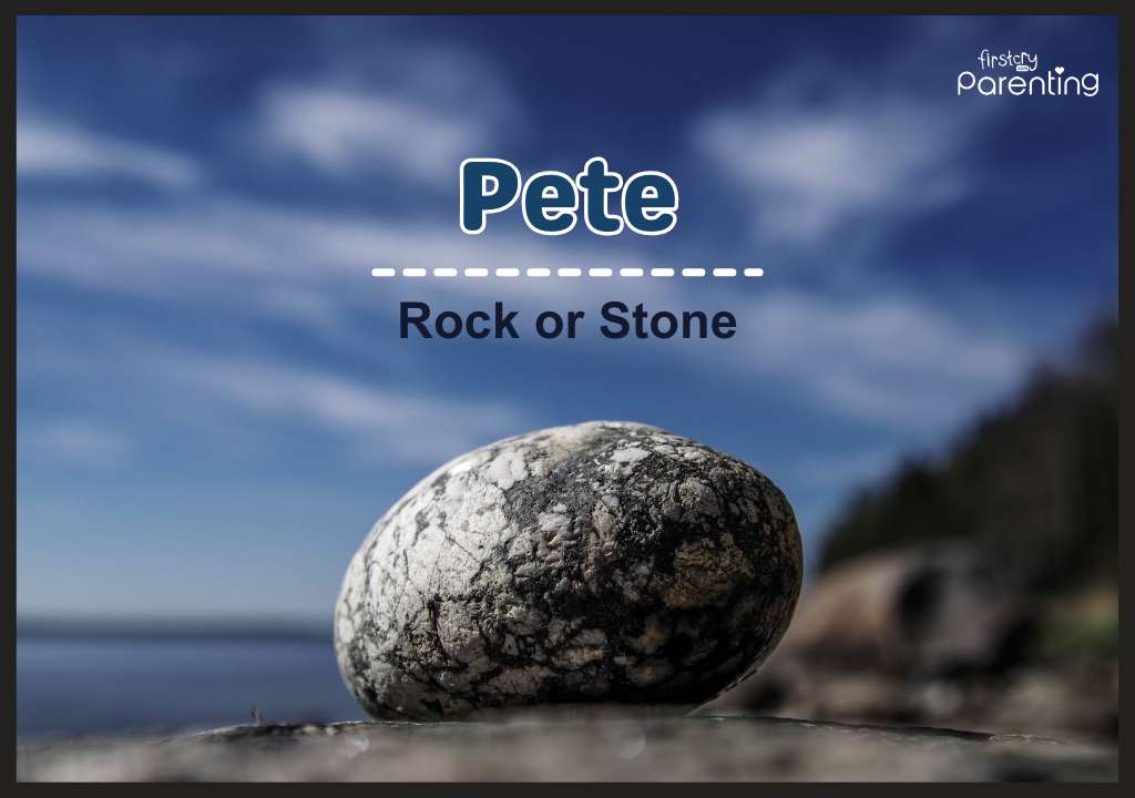 Pete - One Syllable Boy Names