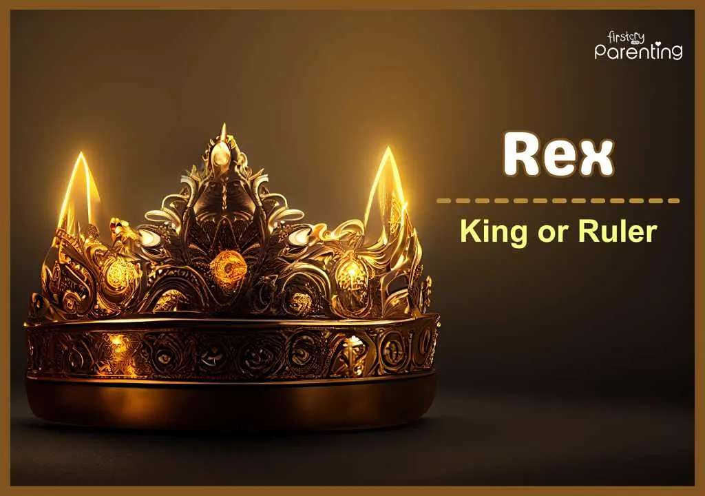Rex - One Syllable Boy Names