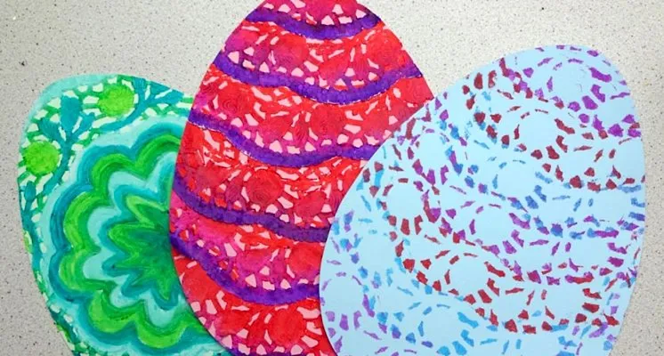 Doily Easter Egg