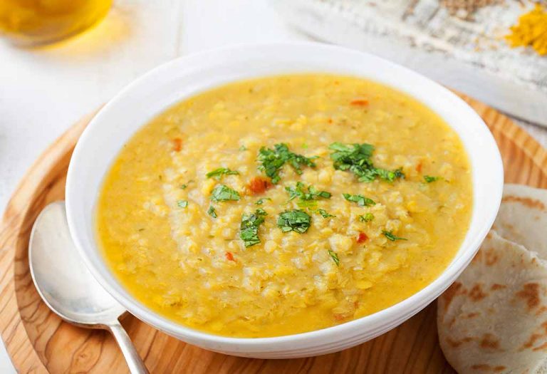 Carrot-Moong Dal (Split Green Gram) Soup Recipe