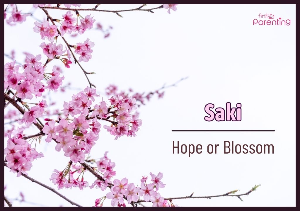 Saki - Names That Mean Hope for Girls and Boys