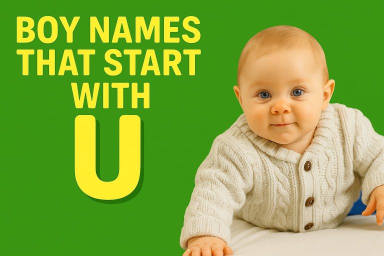 500 Boy Names That Start With U