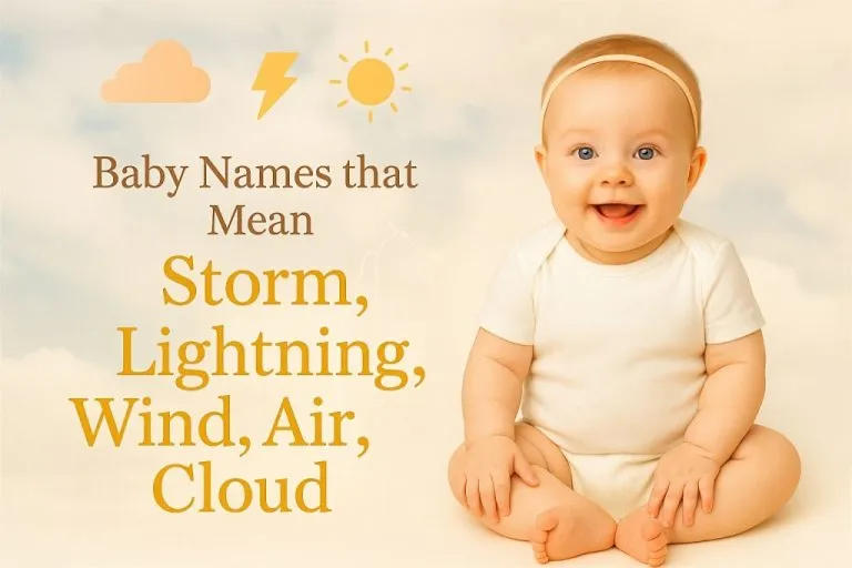 100 Names That Mean “Storm, Wind, Lightning, Air, Rain, Cloud Or Sky