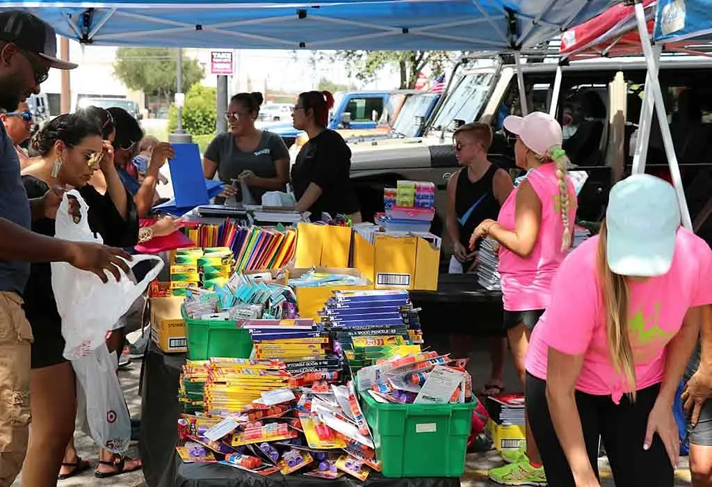 school supply drives