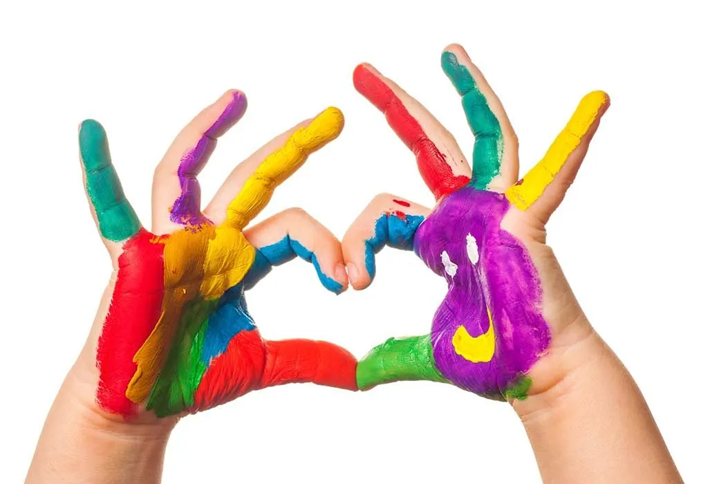 toddler hand print