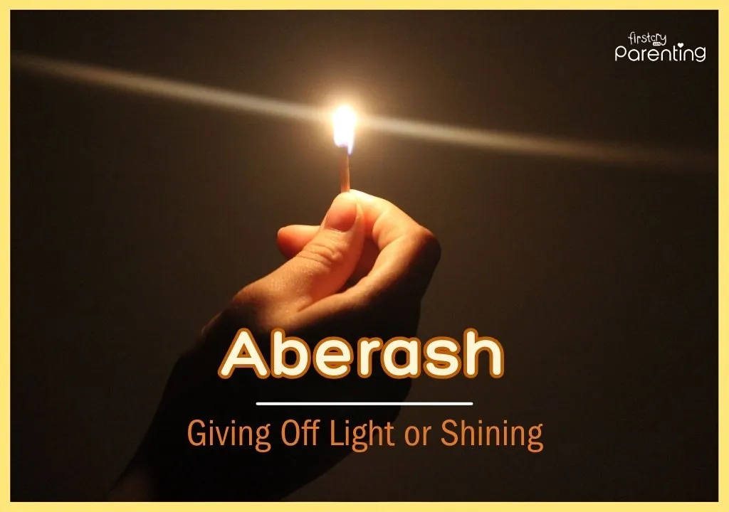 Aberash - Boy Names That Mean Light