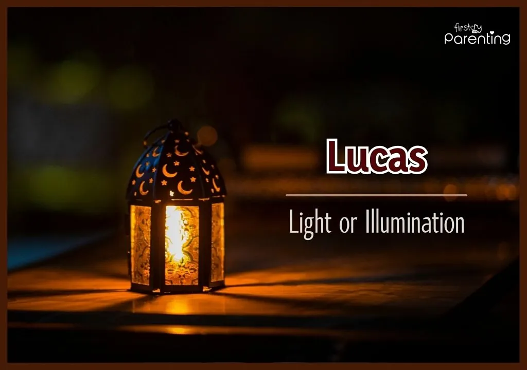 Lucas - 5 Letter Names for Boys