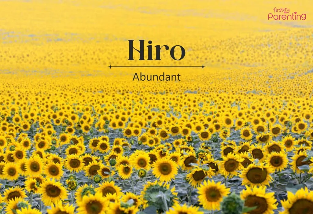 Hiro - Foreign Names for Boys and Girls with Meanings