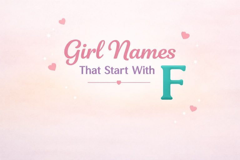500 Girl Names That Start With F