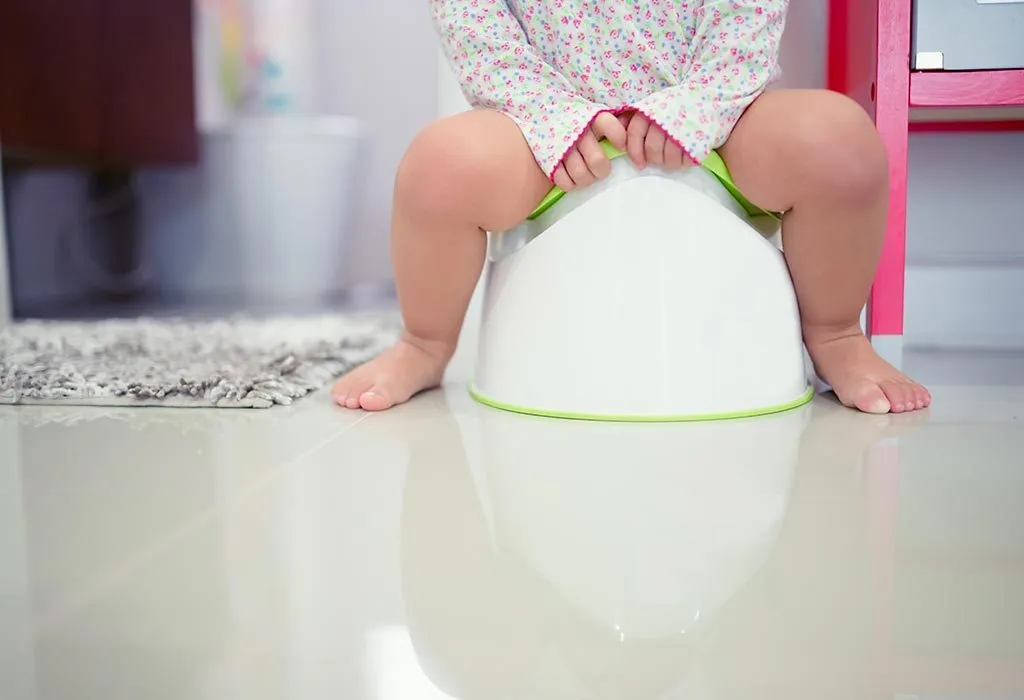 Potty training at night before bedtime