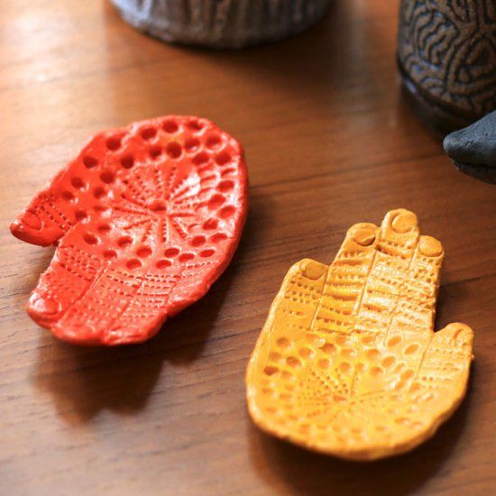 Henna ceramic dish