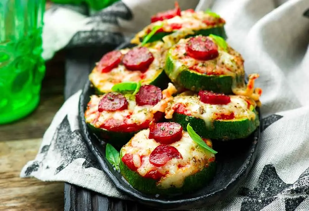 Mini Zucchini Pizzas