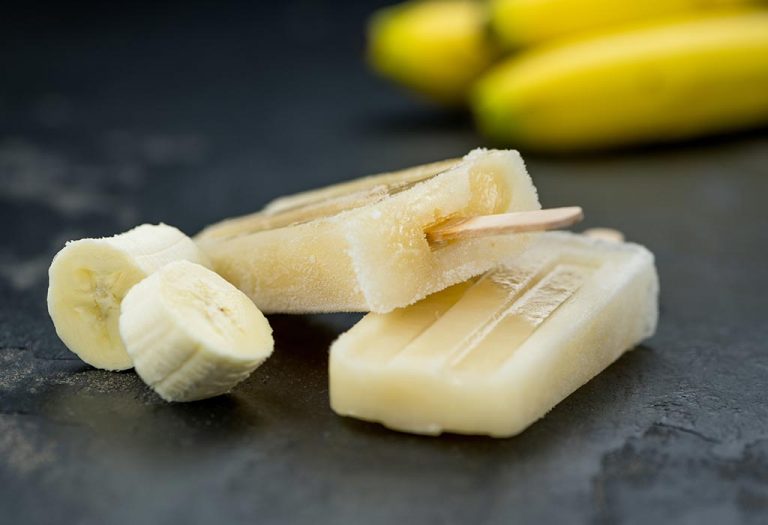 A Weight Gaining and Healthy Recipe - Banana and Dry Fruits Popsicle