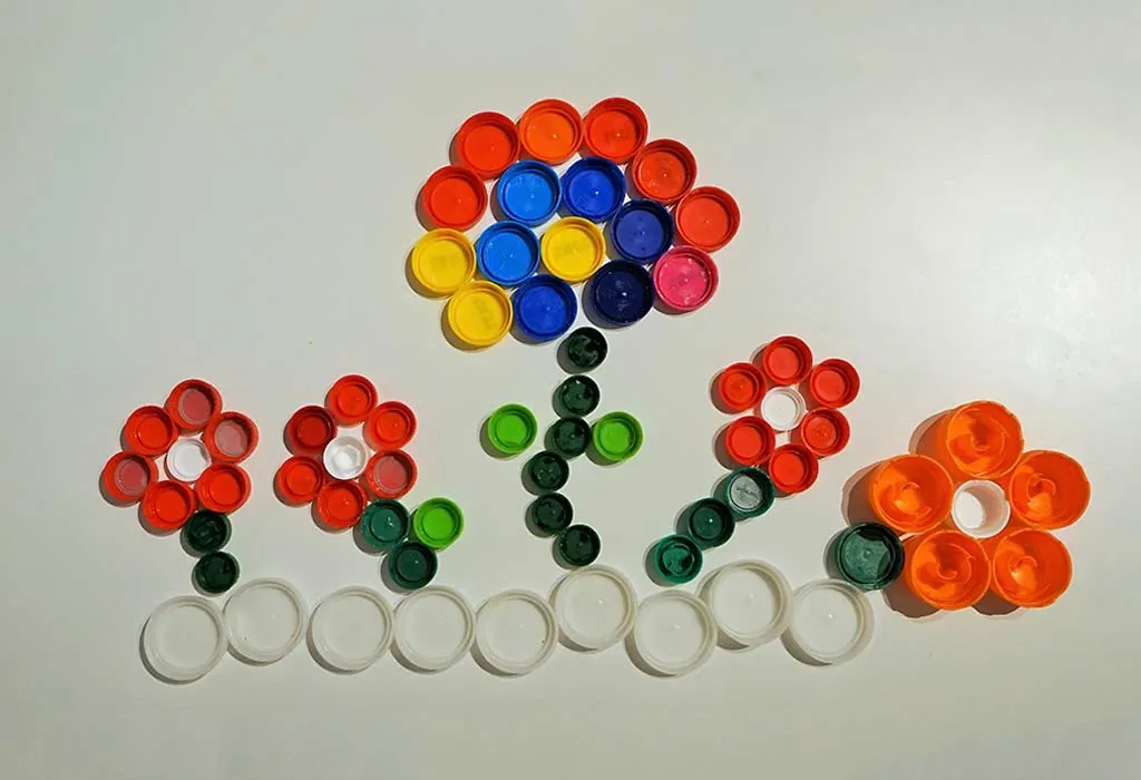 Bottle Cap Flower