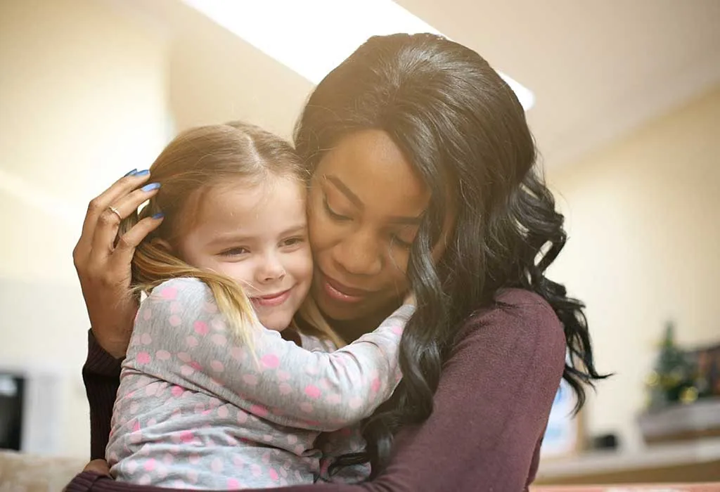 adopted child with mom