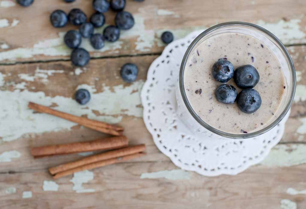 Blueberry Pancake Lactation Smoothie