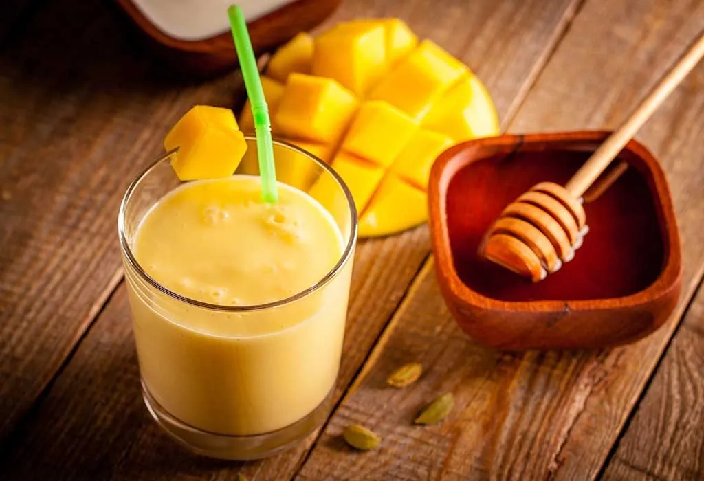 Mango Lassi Lactation Smoothie
