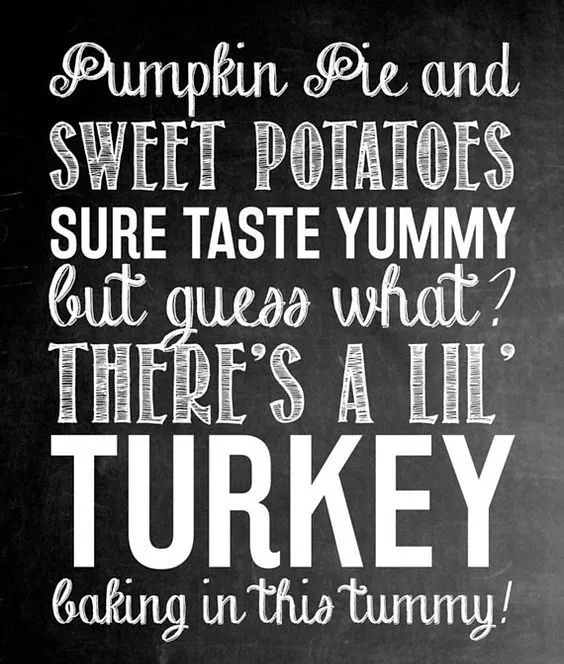 thanksgiving baby announcement ideas