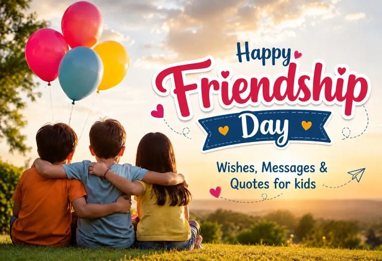 Happy Friendship Day Quotes,Wishes, Messages for Kids
