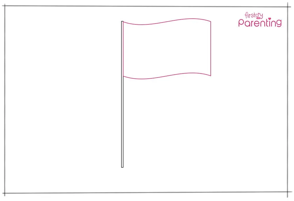 how to draw the national flag