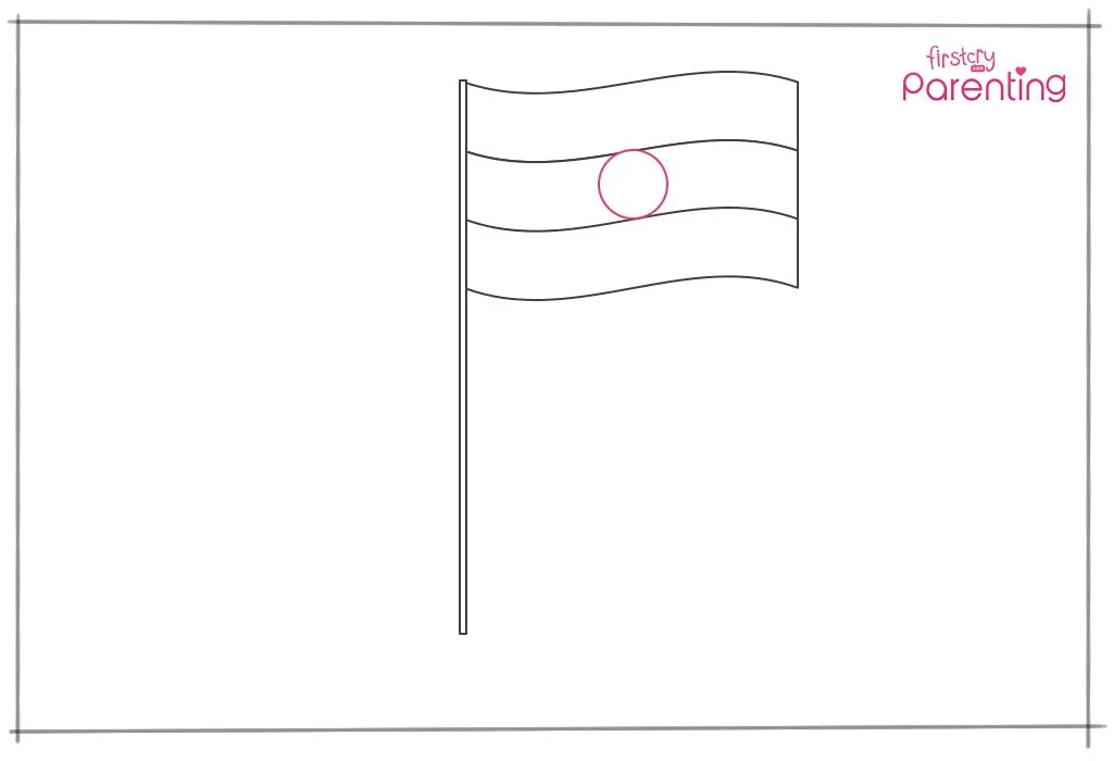 How to draw the Indian national flag