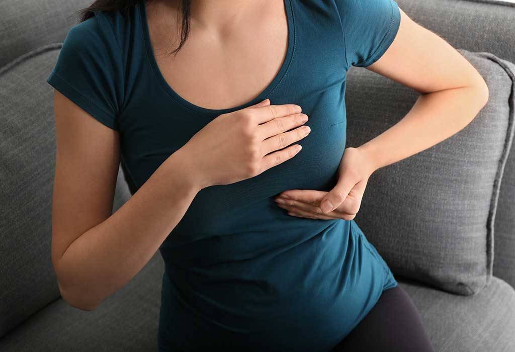 woman doing a lactation massage