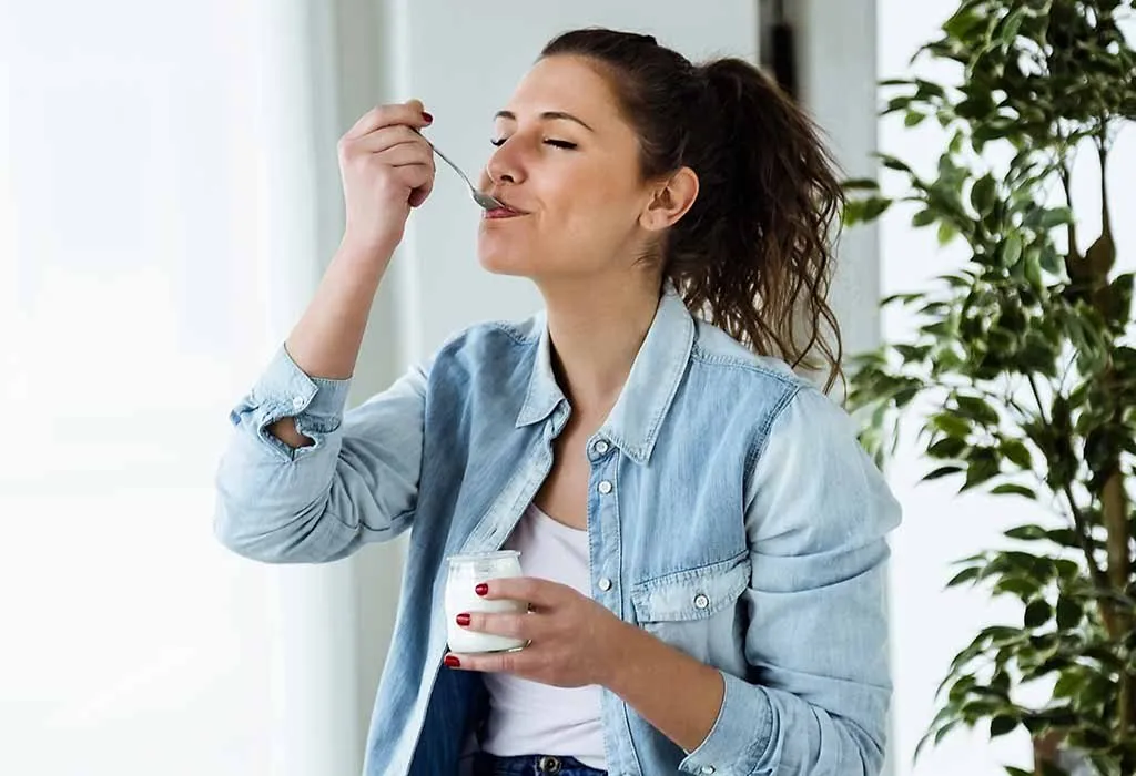 woman fasting intermittently